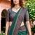 green woven cotton saree with blouse