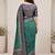 green woven cotton saree with blouse
