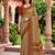 beige woven cotton saree with blouse