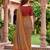 beige woven cotton saree with blouse