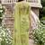 green woven cotton saree with blouse