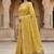 yellow woven cotton saree with blouse