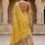 yellow woven cotton saree with blouse
