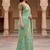 green woven cotton saree with blouse