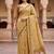 beige woven cotton saree with blouse