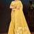 yellow woven cotton saree with blouse