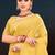 yellow woven cotton saree with blouse