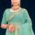 green woven cotton saree with blouse