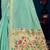 green woven cotton saree with blouse