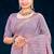 lavender woven cotton saree with blouse