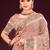 crimson woven cotton saree with blouse