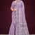 lavender woven cotton saree with blouse