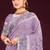 lavender woven cotton saree with blouse