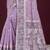 lavender woven cotton saree with blouse