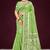 green woven cotton saree with blouse