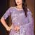 lavender woven cotton saree with blouse