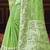 green woven cotton saree with blouse