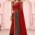 red woven cotton saree with blouse