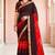 brown woven cotton saree with blouse