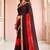 brown woven cotton saree with blouse