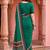green woven cotton saree with blouse