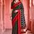 black woven cotton saree with blouse