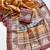 dark yellow printed pasmina print with dori silk saree