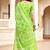 green woven cotton saree with blouse