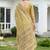 gold woven cotton saree with blouse