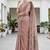 hot pink woven cotton saree with blouse