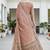 hot pink woven cotton saree with blouse