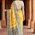 yellow woven cotton saree with blouse