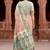 peach woven cotton saree with blouse