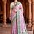 lavender woven cotton saree with blouse