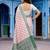 pink woven cotton saree with blouse