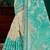 green woven cotton saree with blouse