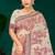 maroon woven cotton saree with blouse