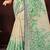 green woven cotton saree with blouse