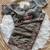 grey embroidery sequin and multi border silk saree