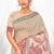maroon woven cotton saree with blouse
