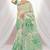 green woven cotton saree with blouse