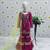 Designer girls ranipink georgette embroidered kurta gharara set with net dupatta