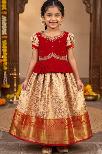 New trendy lehenga choli set for girls