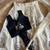 New latest kids off-white silk lehenga with black velvet choli & deer embroidery motif