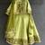 Lime green embroidered silk lehenga set