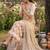 cream organza handwork suit set with dupatta