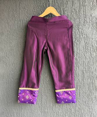 Deep plum purple embroidered silk anarkali set 4