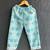 Sky blue printed silk kurti set