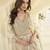 cream georgette sequins work anarkali gown set