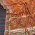 orange siroski diamonds twins figure with rich pallu pasmina silk saree